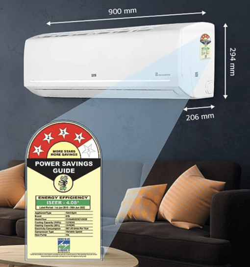 IFB 1.5 Ton 4 Star Gold Series Inverter Split AC (Copper, Convertible Flexi 8-in-1 Cooling, PM 0.3 Filter, 2022 Model, CI1844X223G1, White) - Image 3